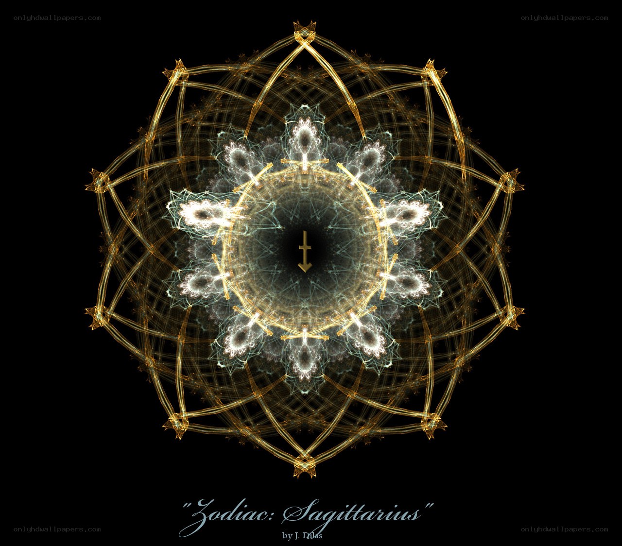 Zodiac: Sagittarius Mandala
