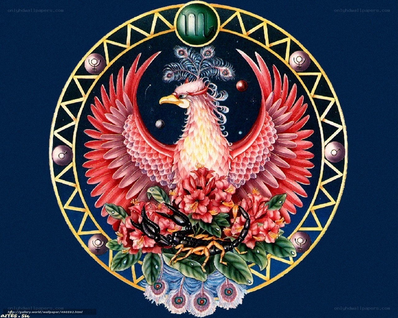 Zodiac Scorpio Symbol Art