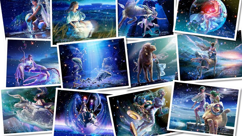 Zodiac Signs Illustrations