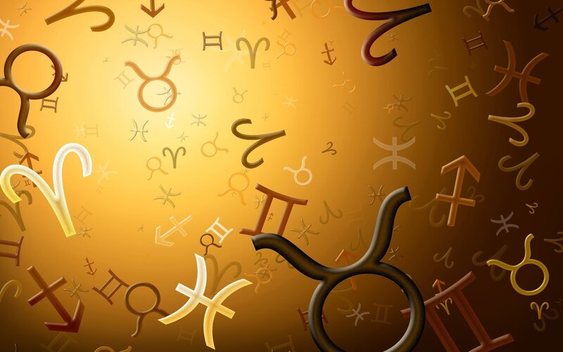 Zodiac Symbols Floating