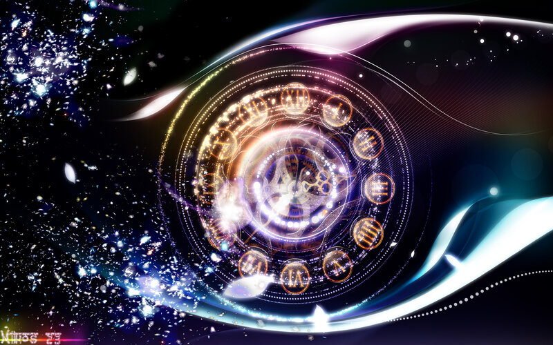 Zodiac Wheel in Space