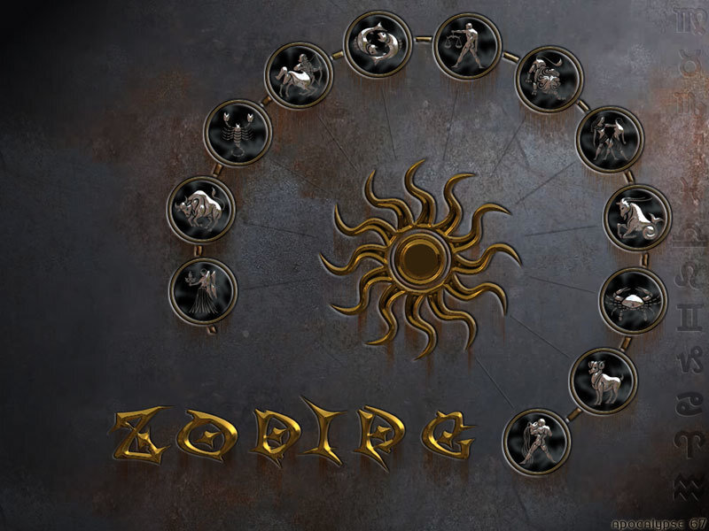 Zodiac Wheel with Sun