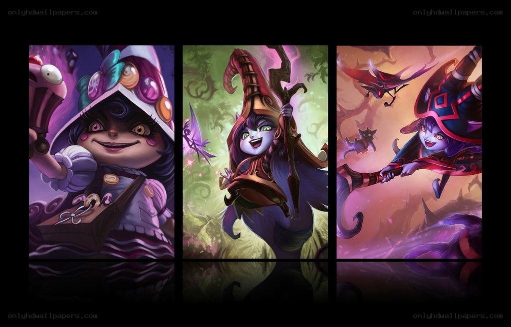 Zoe character art triptych