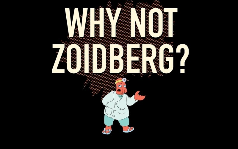 Zoidberg Character — Black, Humorous, Anime, Text, Doctor's Coat, Head Mirror