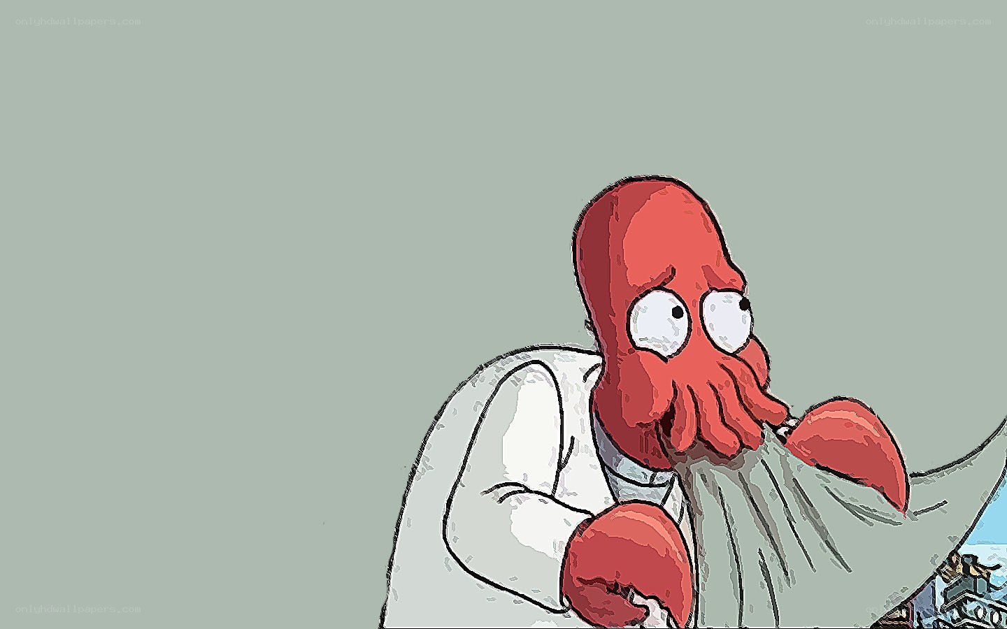 Zoidberg in a lab coat