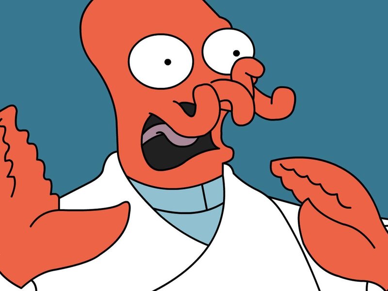 Zoidberg in a lab coat