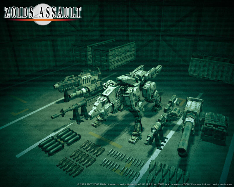 Zoids Assault game scene