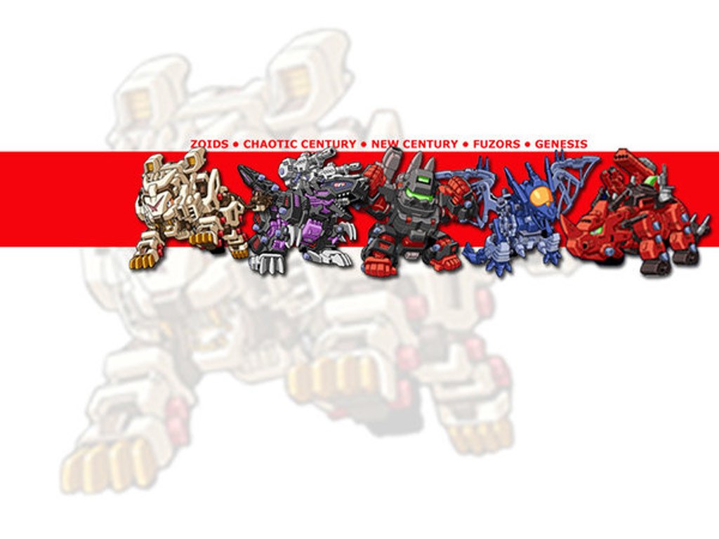 Zoids series lineup