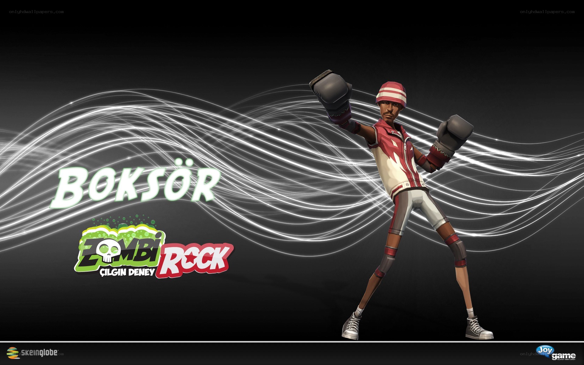 Zombi Rock boxing character