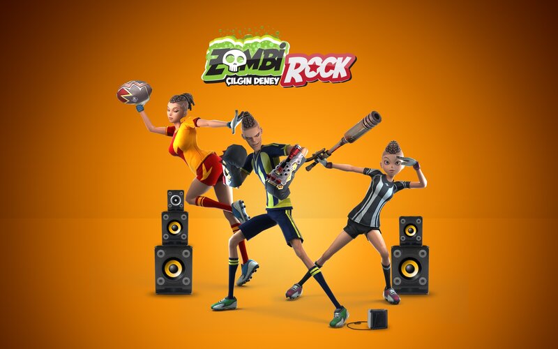 Zombi Rock characters in action