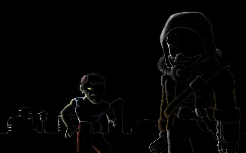 Zombie and Soldier