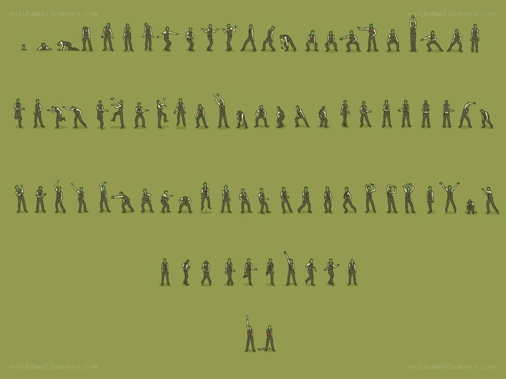 Zombie animation sequence