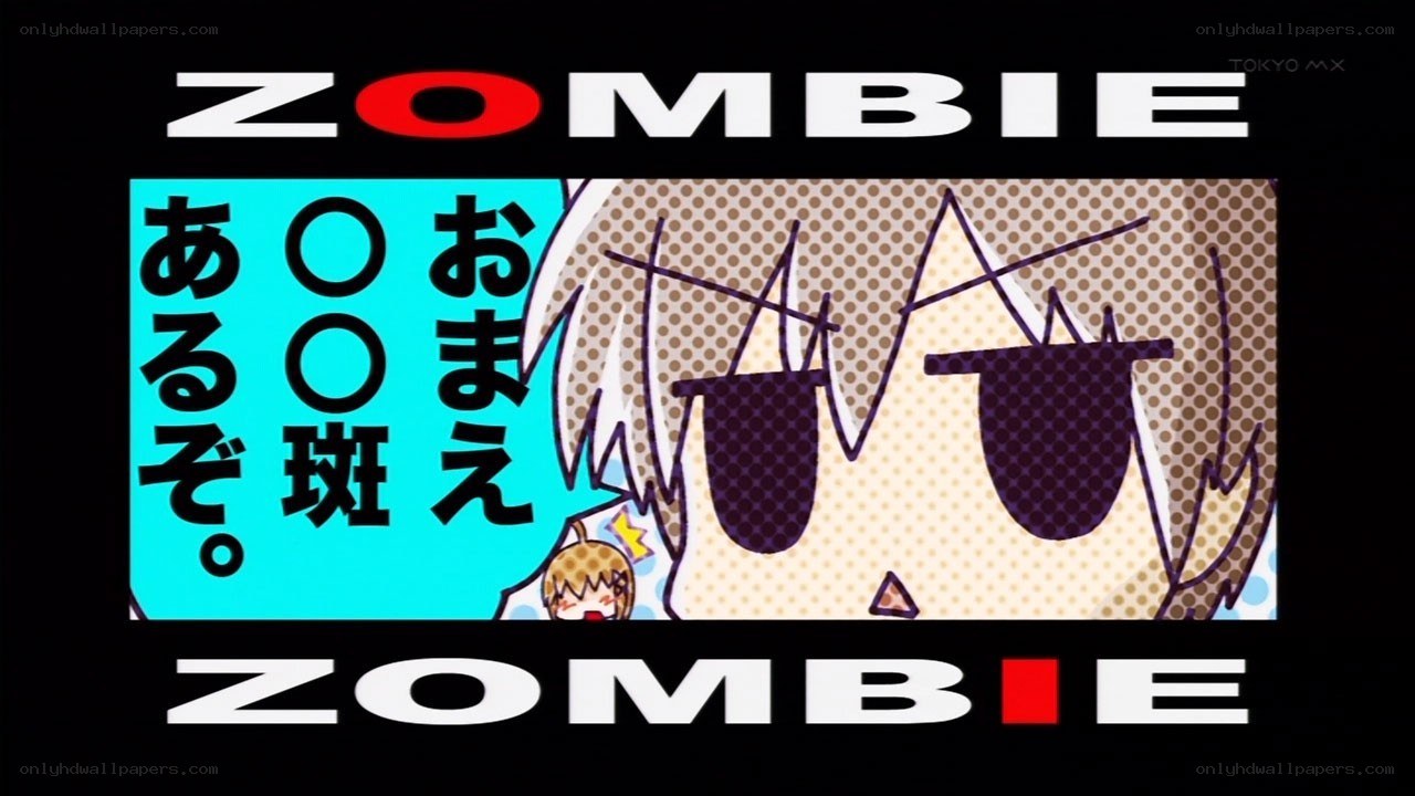Zombie anime title card
