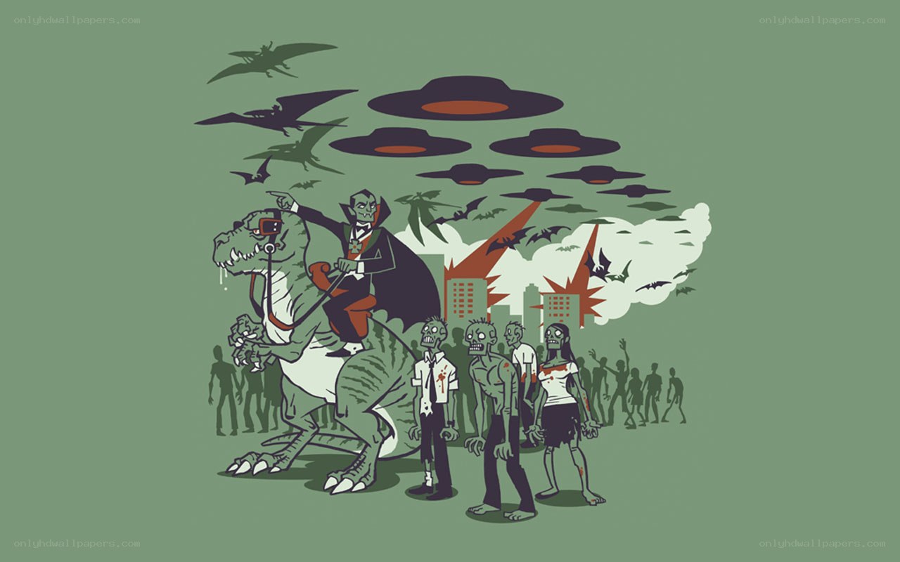 zombie apocalypse illustration