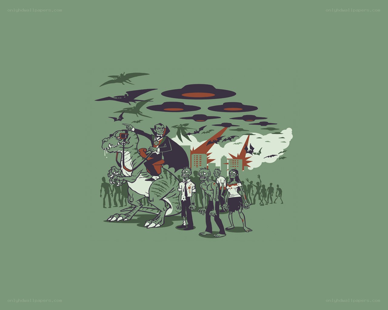 zombie apocalypse illustration