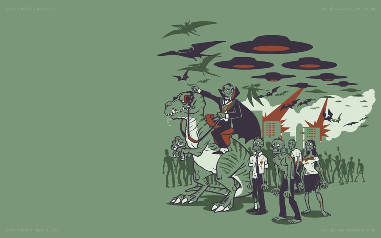 zombie apocalypse illustration