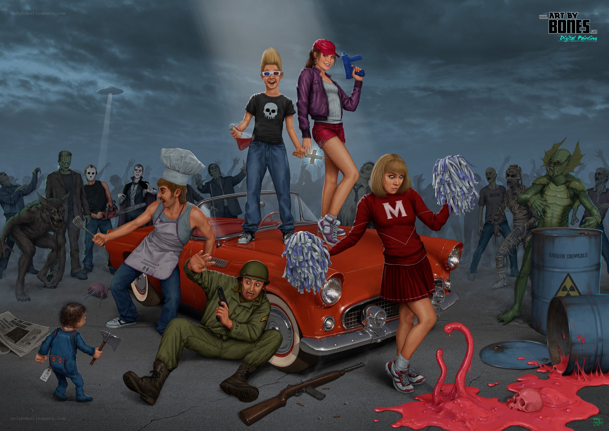 Zombie apocalypse party