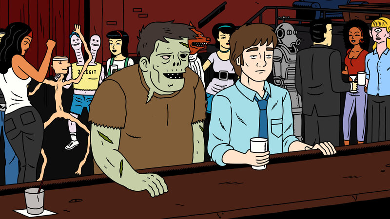 Zombie at the bar