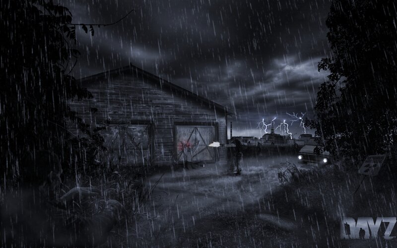 Zombie Attacking Barn