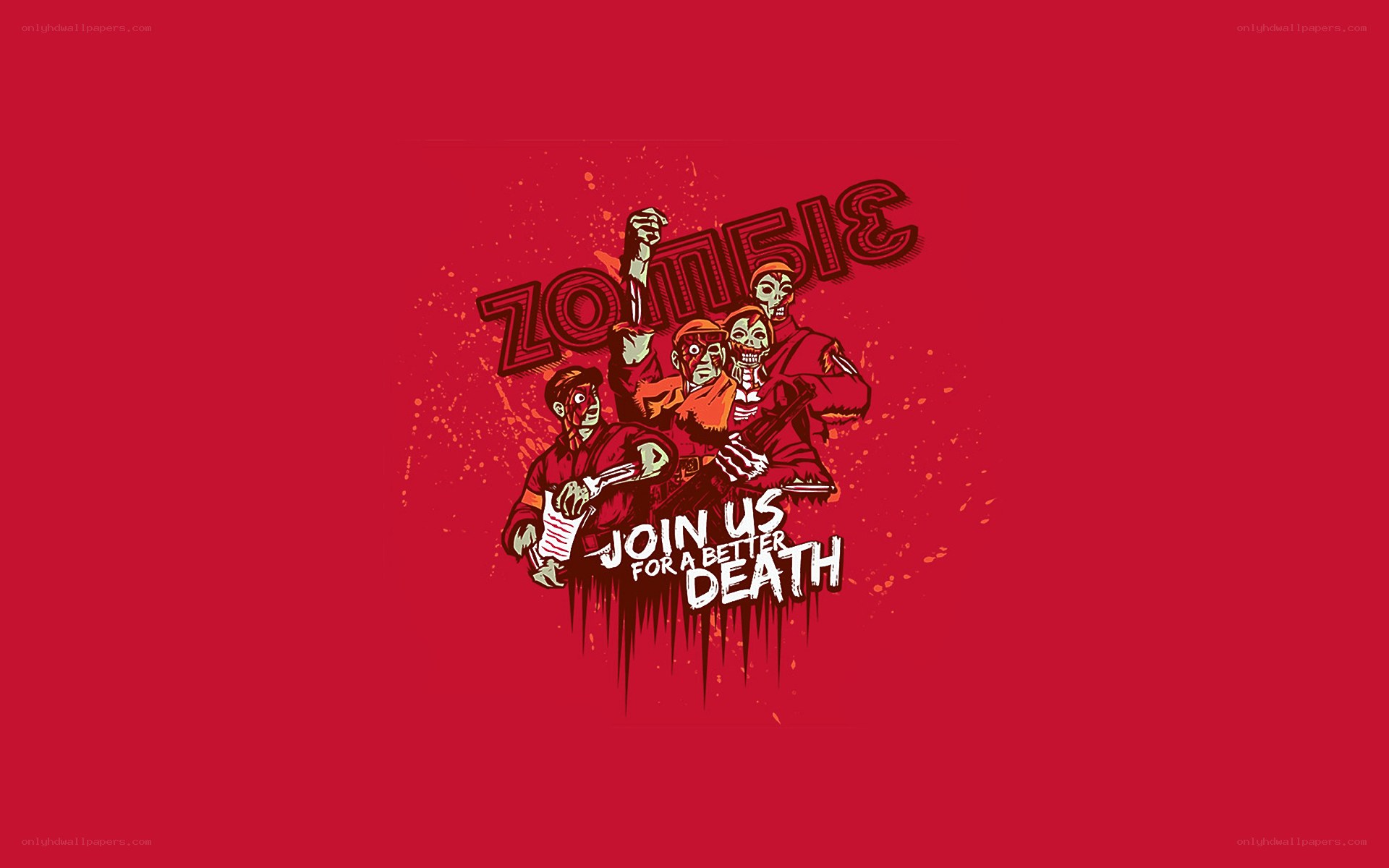 zombie band wallpaper