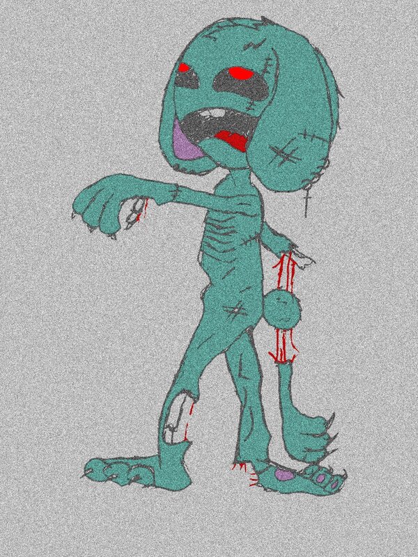 zombie cartoon character