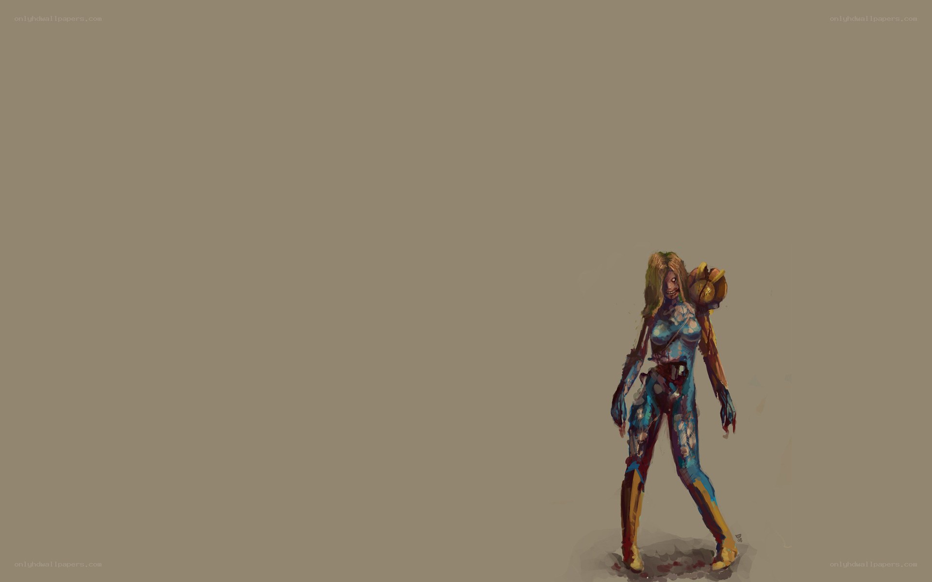 zombie character concept art