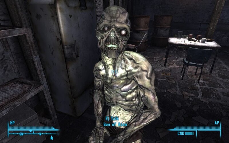Zombie Character in Room