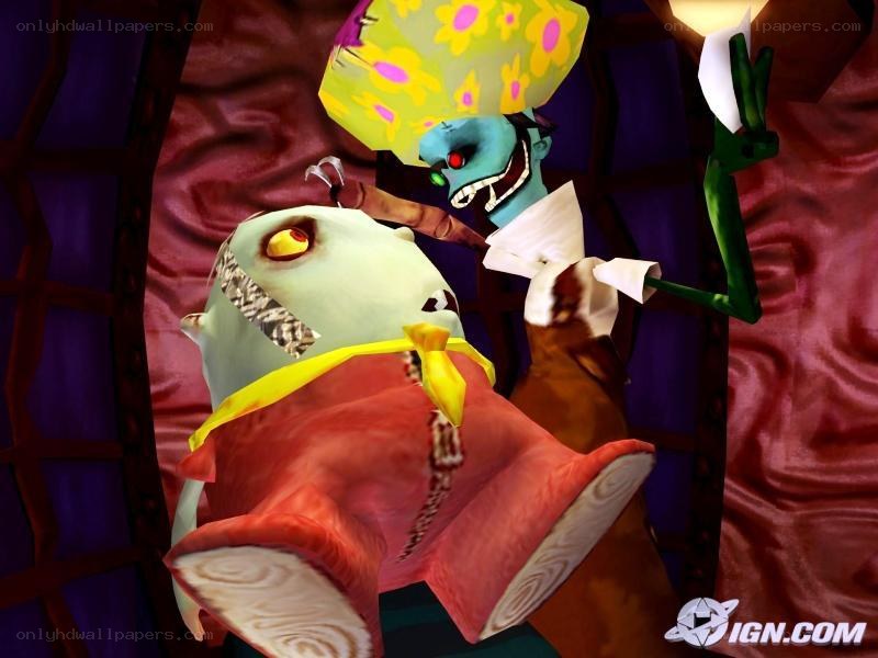 Zombie characters in a game scene