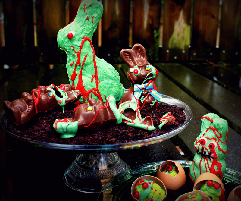 Zombie Chocolate Bunnies