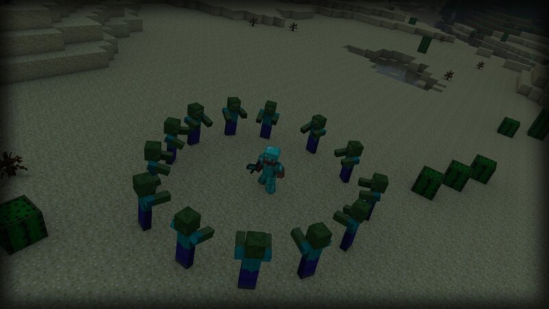Zombie Circle in Desert