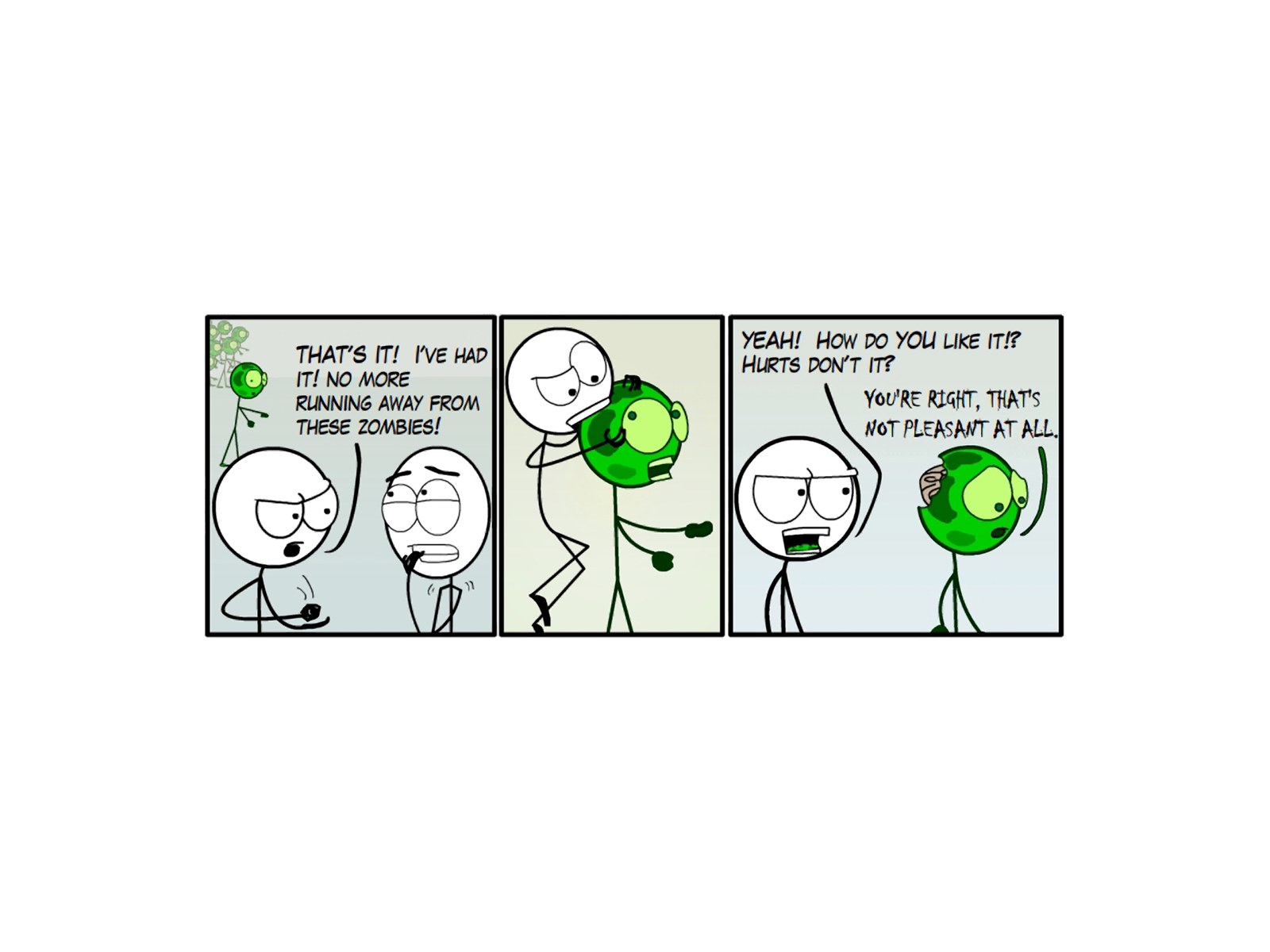 Zombie Comic Strip