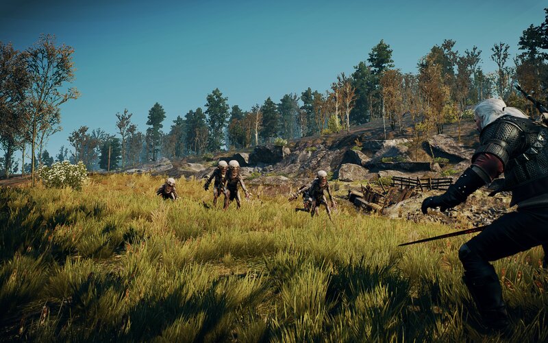Zombie Creatures in Field