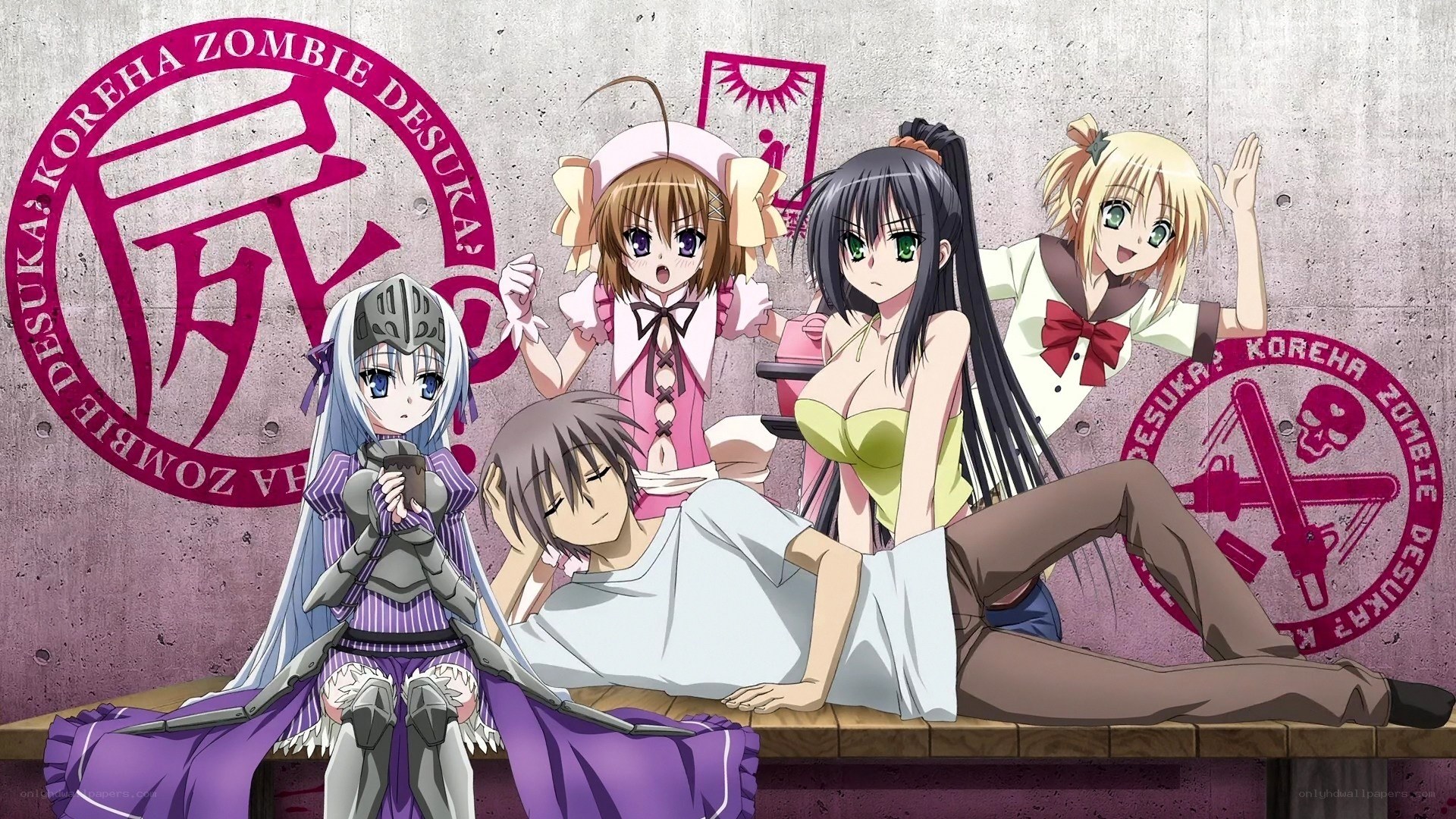 Zombie Desuka characters