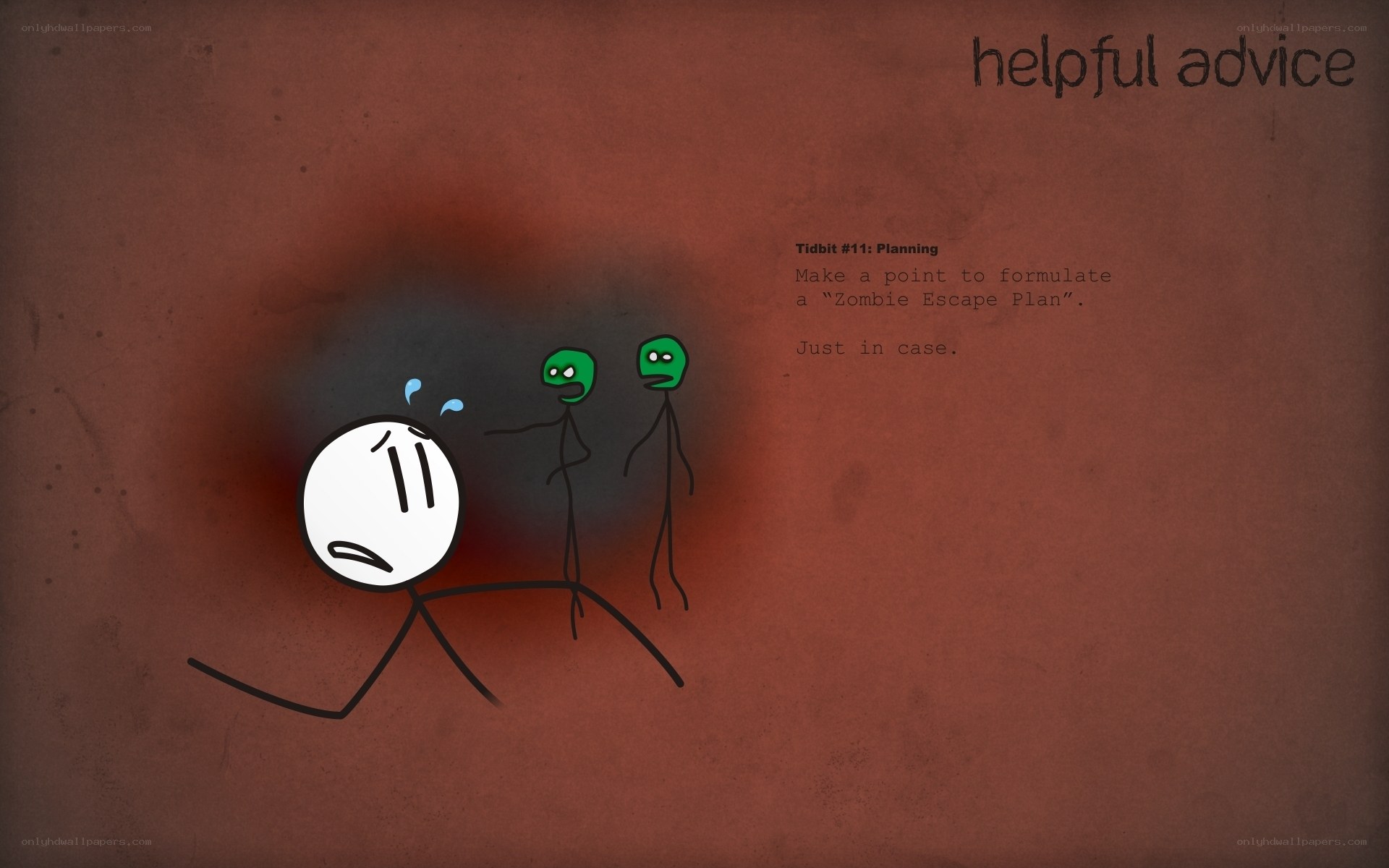 Zombie escape plan advice