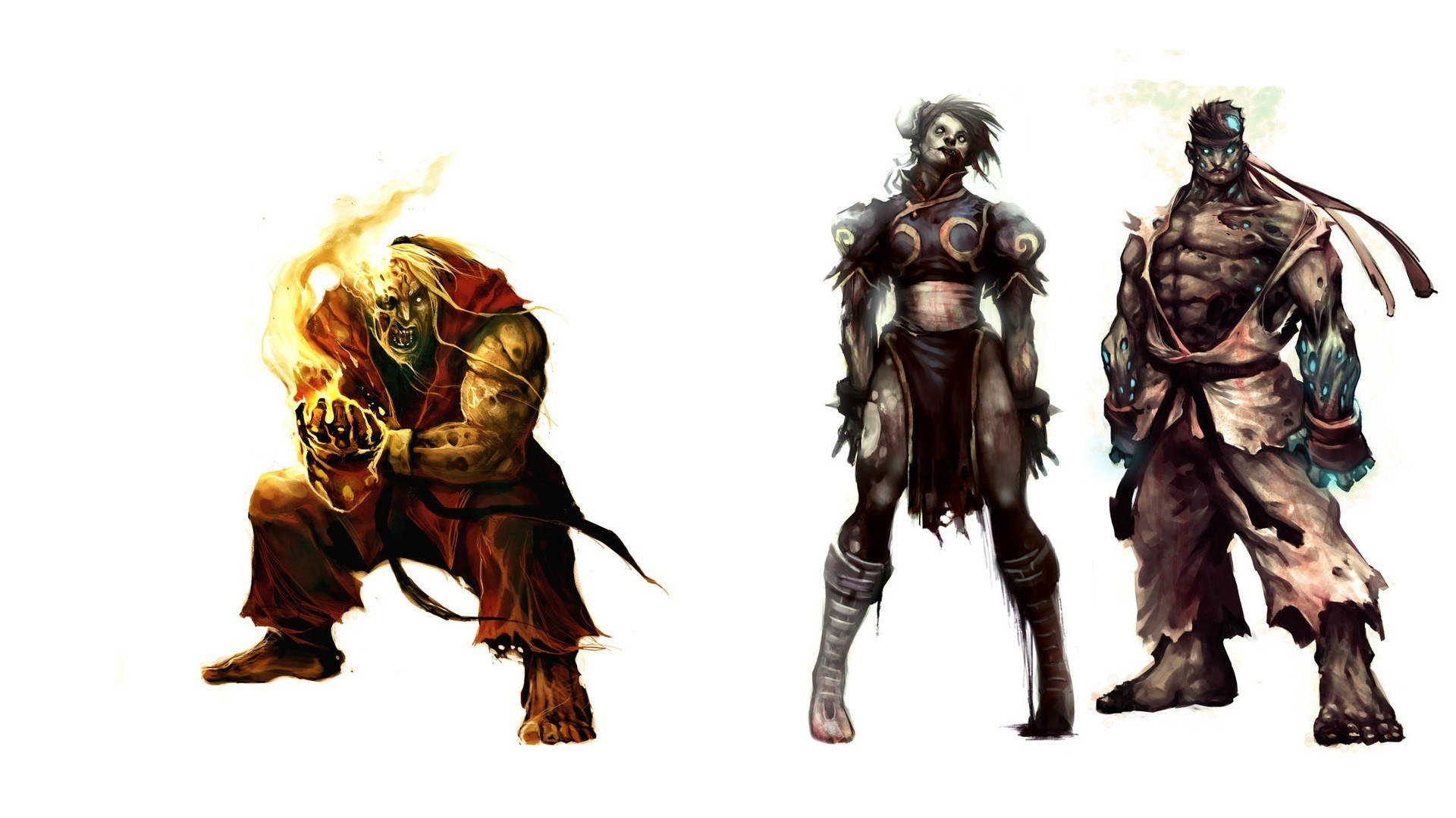 Zombie fighters concept art