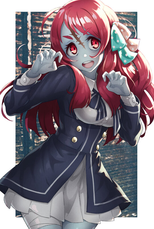 Zombie Girl in School Uniform