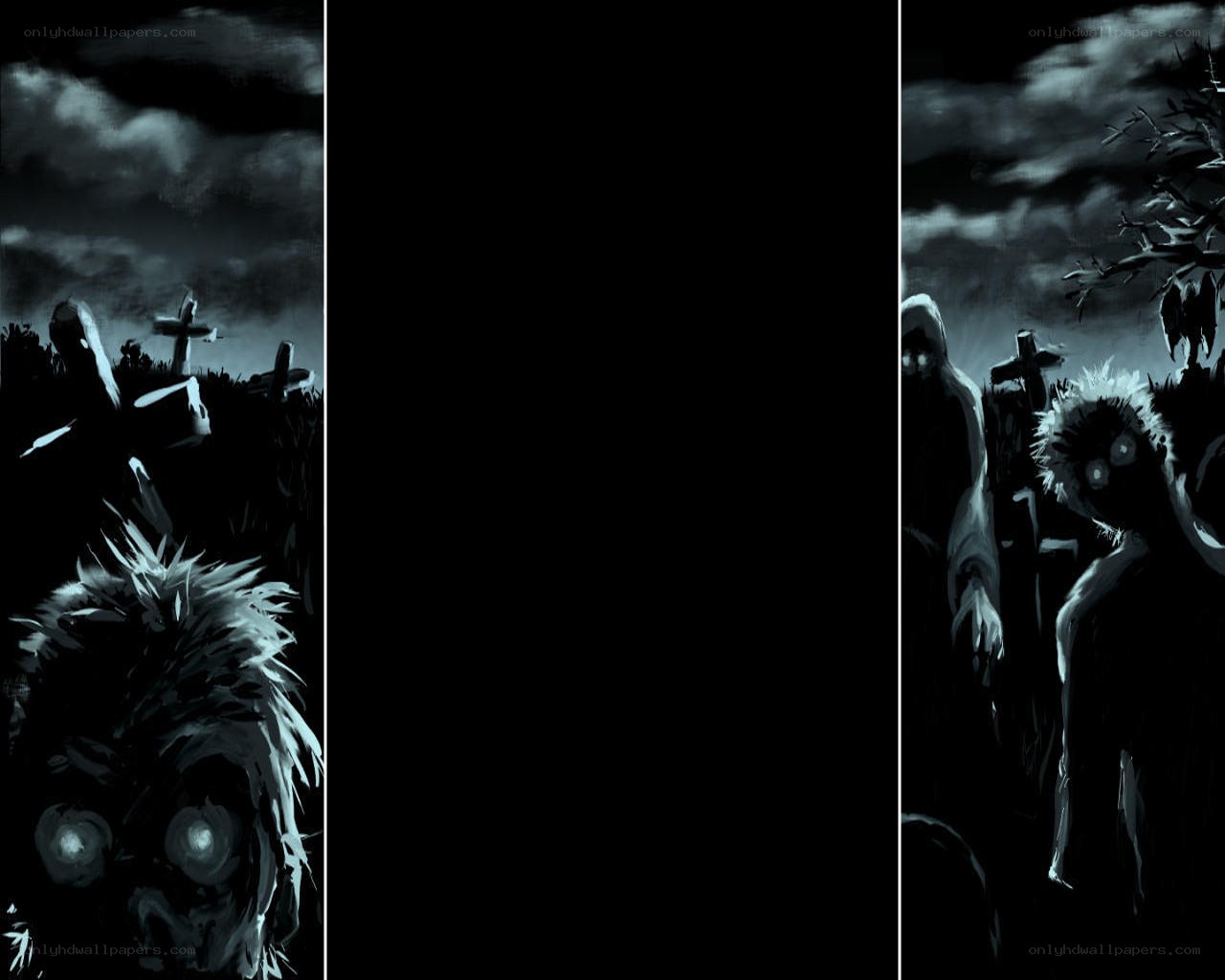 zombie graveyard scene