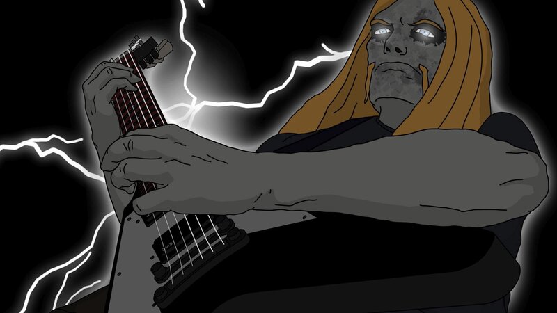 Zombie Guitarist — Black