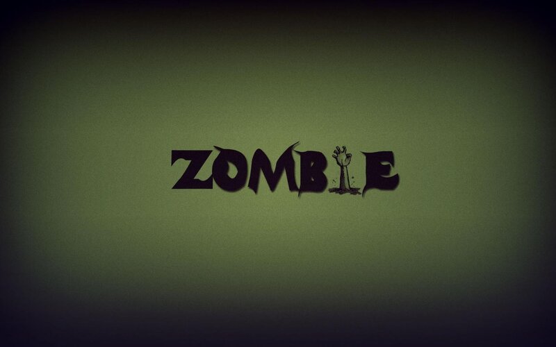 Zombie Hand Emerging — Green, Dark