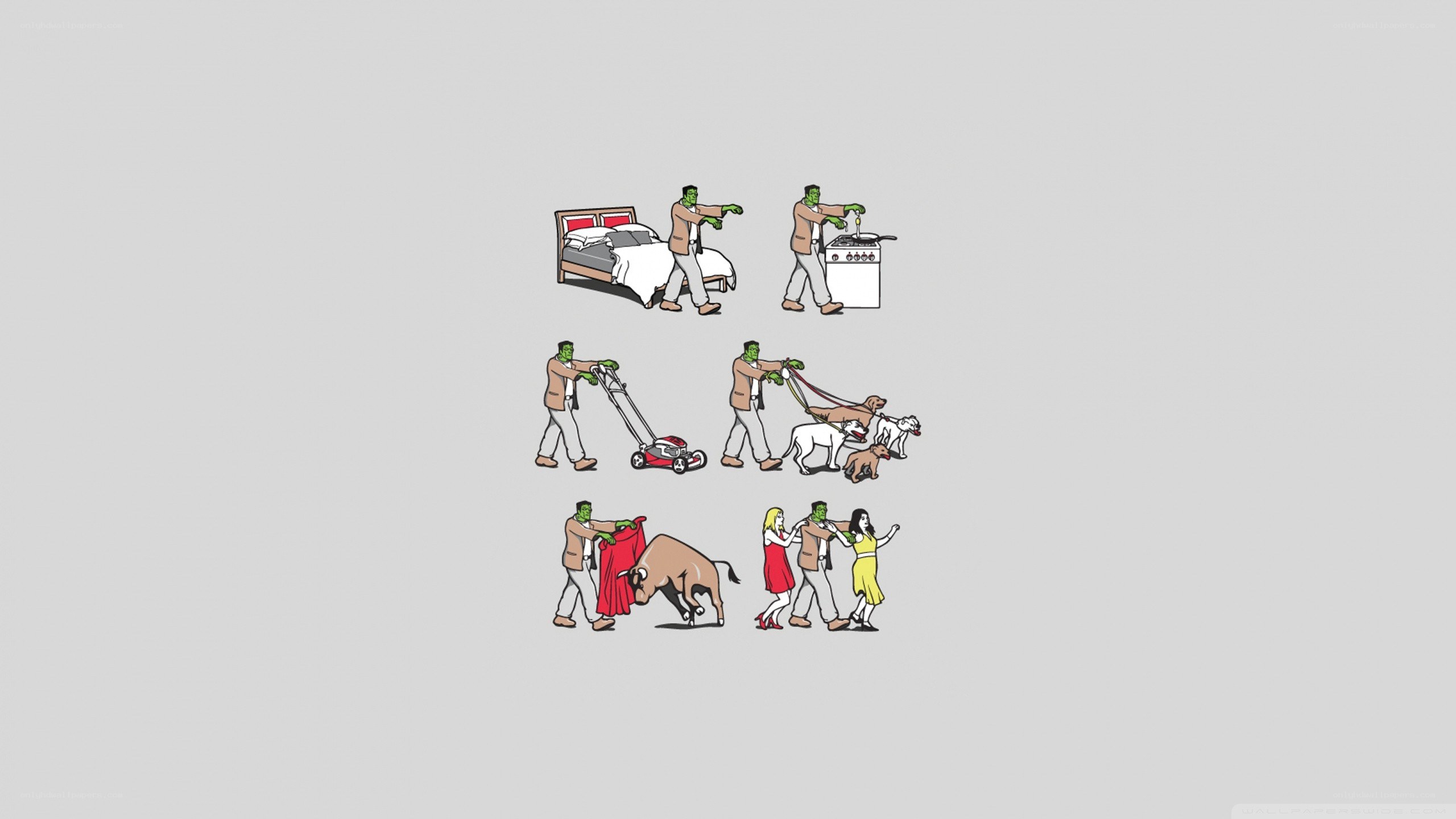 Zombie household chores