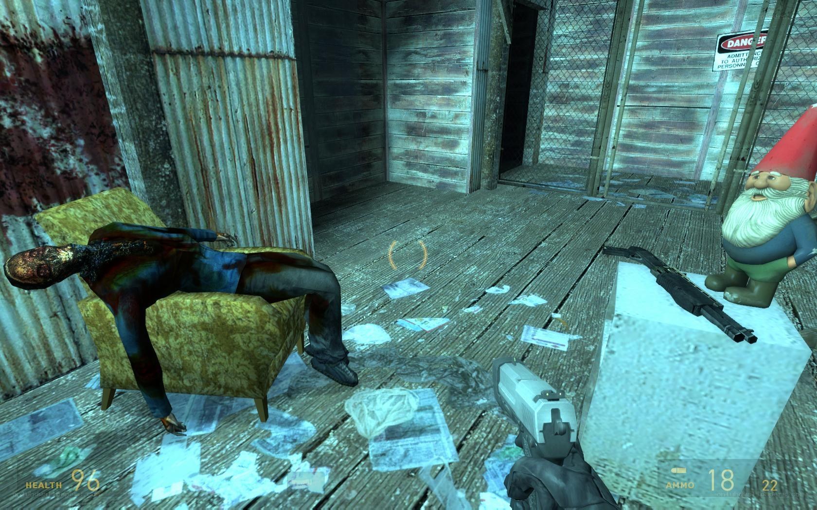Zombie in a chair
