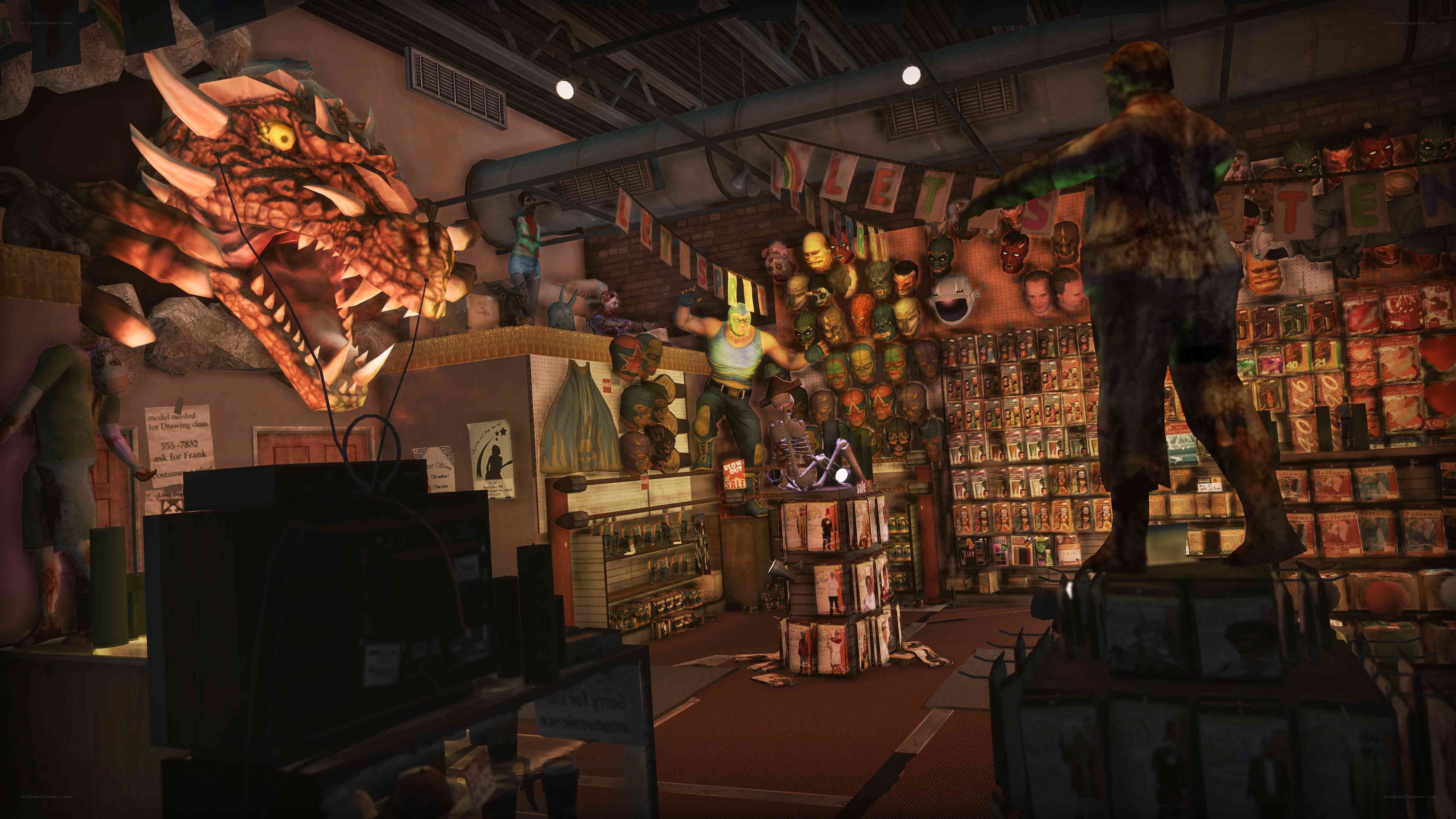 zombie in a toy store