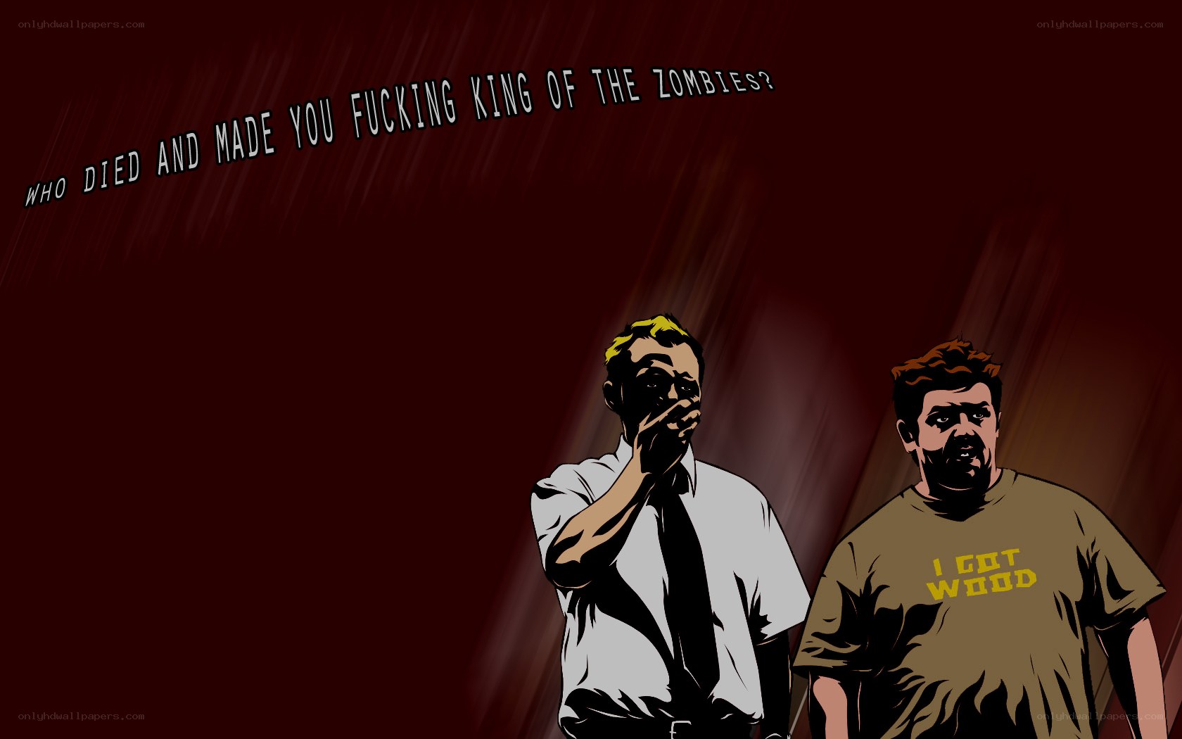 zombie king meme illustration