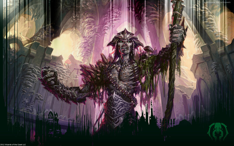 Zombie-like Creature — Purple, Dramatic
