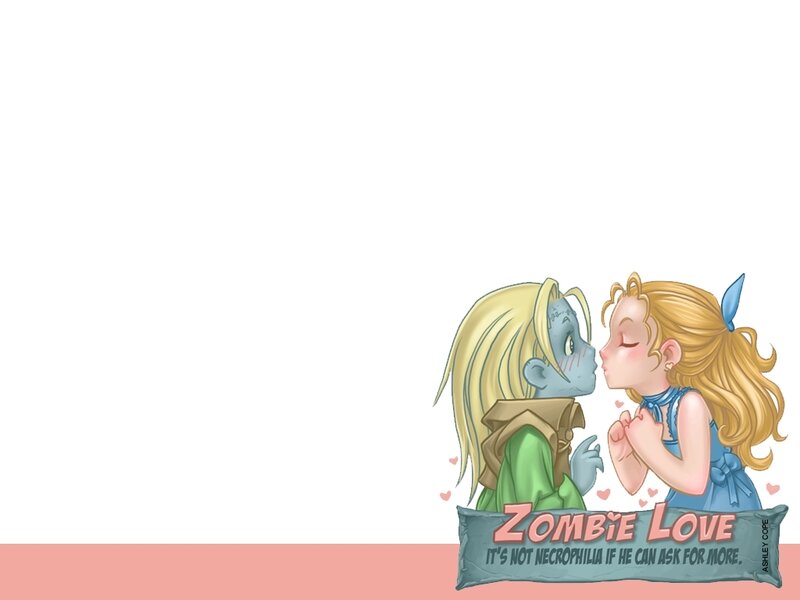 zombie love cartoon