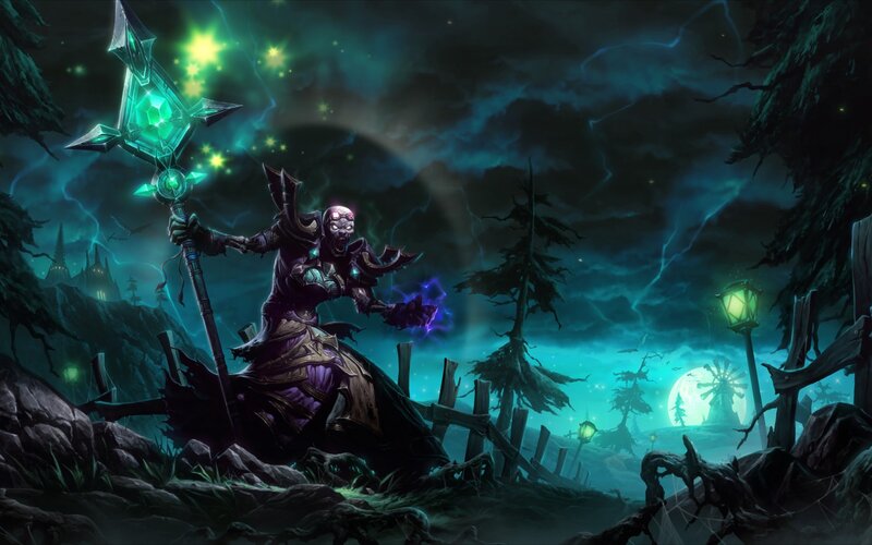 Zombie Mage with Staff