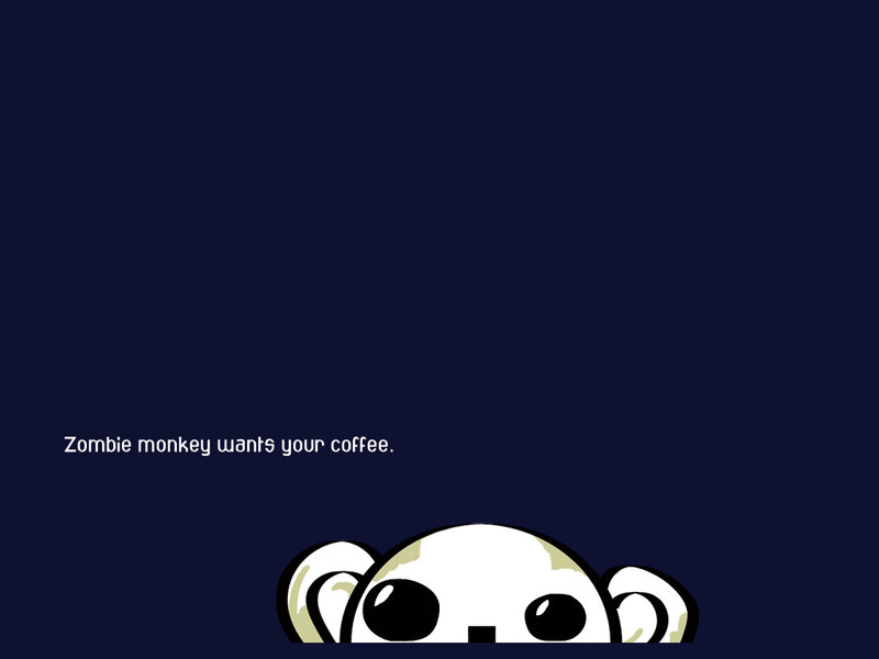 Zombie Monkey Head