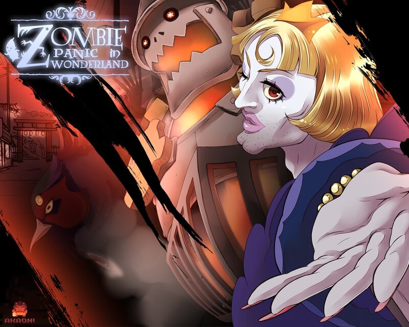Zombie Panic in Wonderland artwork