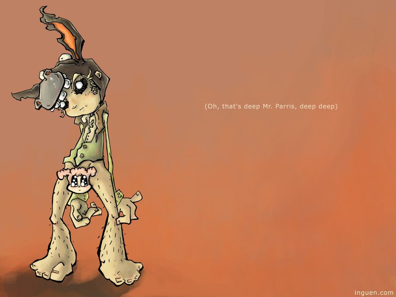 zombie rabbit character