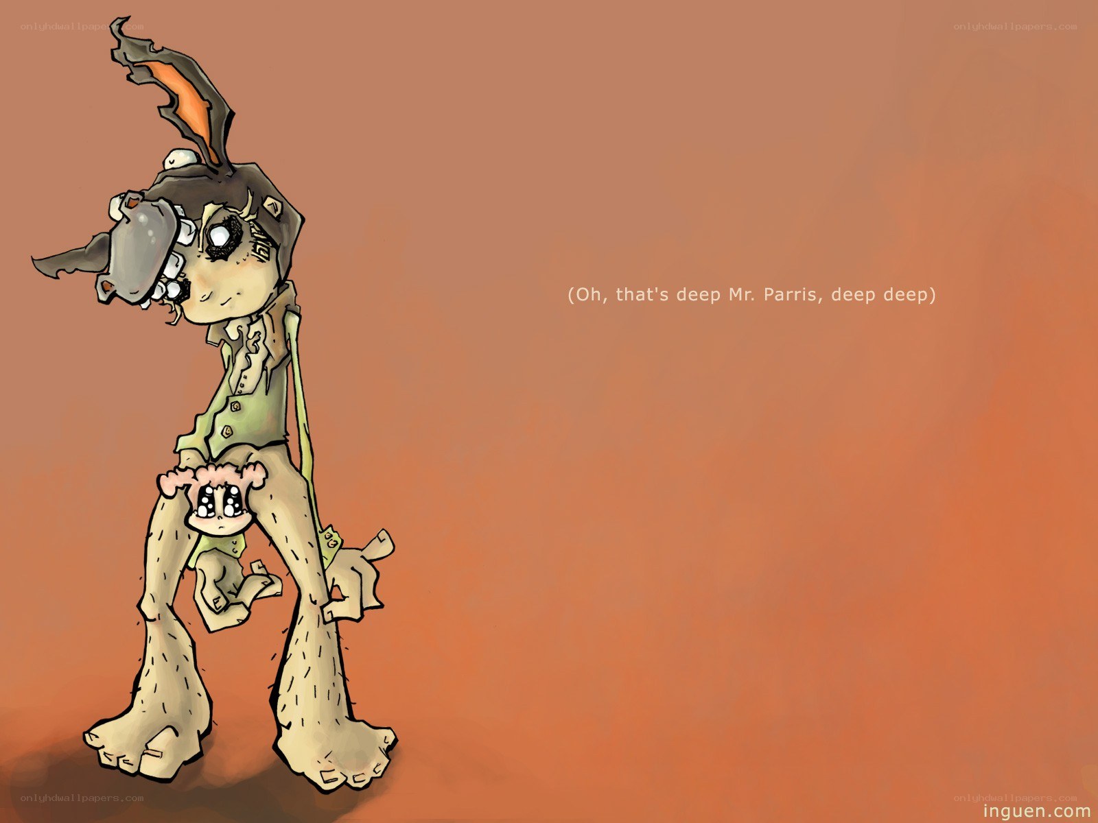 zombie rabbit character